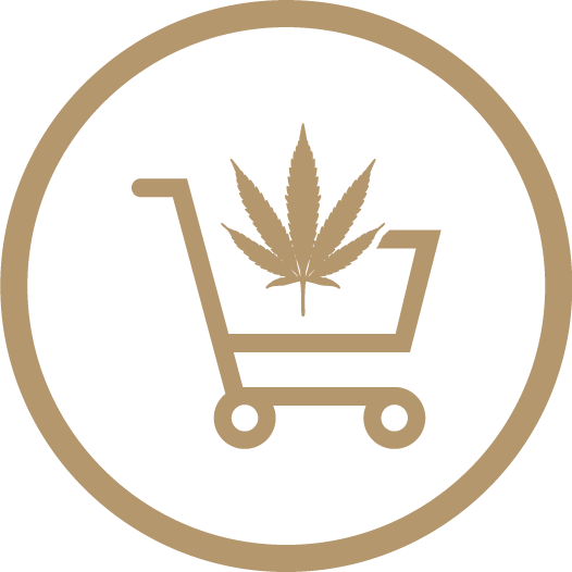 Cannabis Shopping Cart Icon